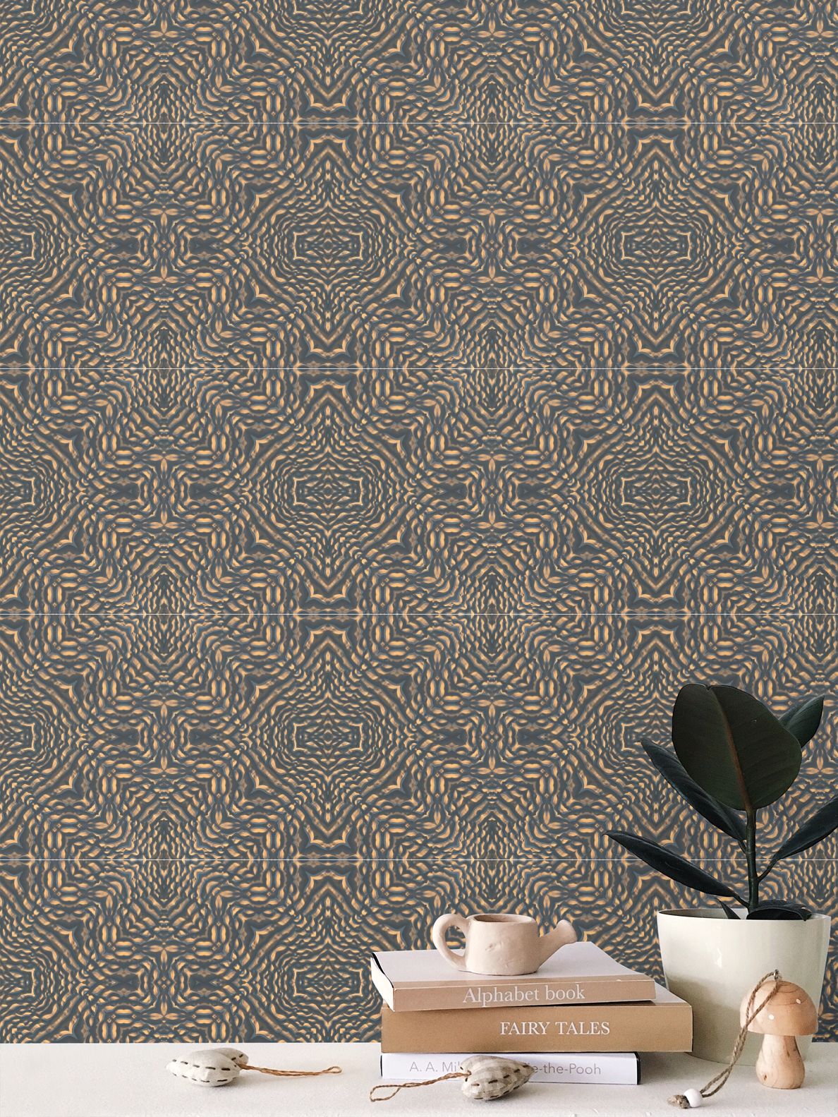104 Patterns in the Sand Wallpaper - Artistic Coastal Feature Wall