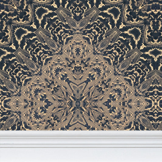 Square Sand Design Wallpaper - Geometric Coastal Feature Wall