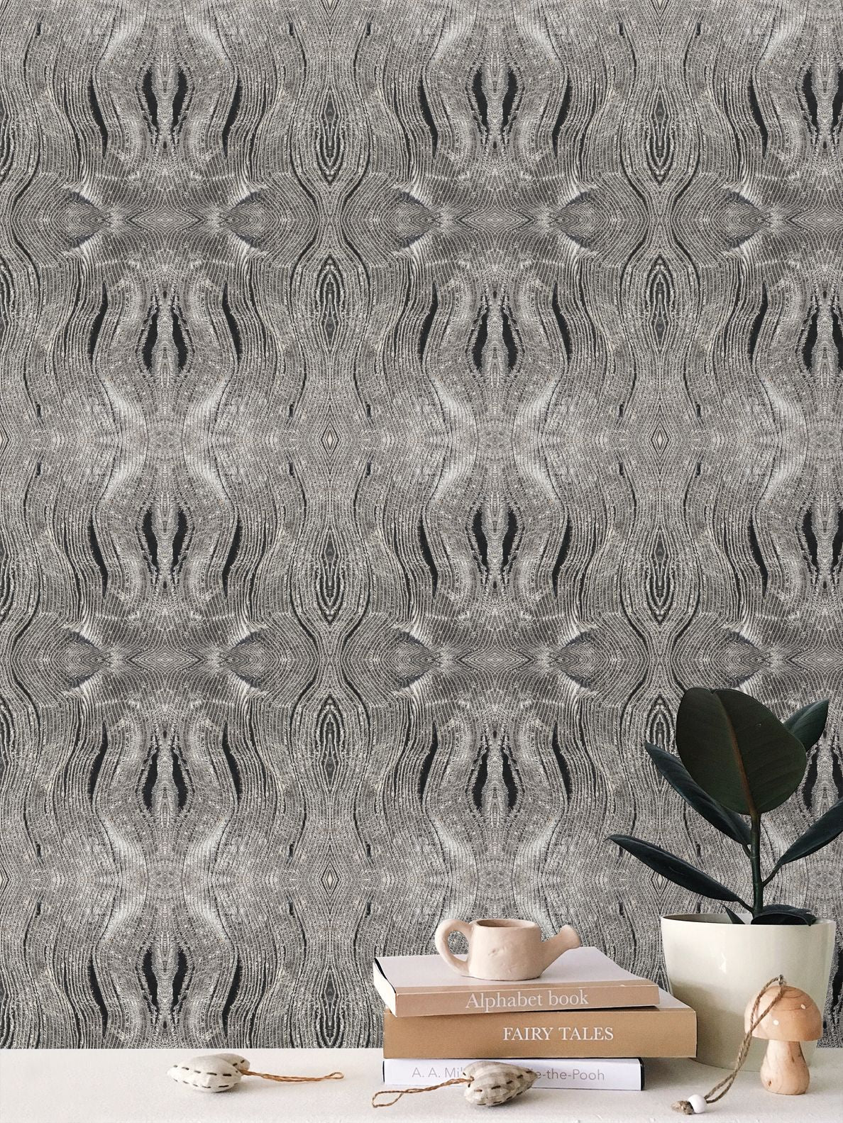 Wired Silver Wallpaper - Metallic Industrial Designer Wallpaper
