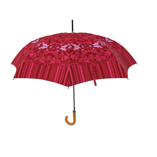 Red Stripes Designer Umbrella