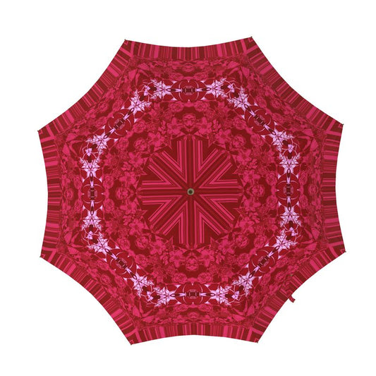 Red Stripes Designer Umbrella