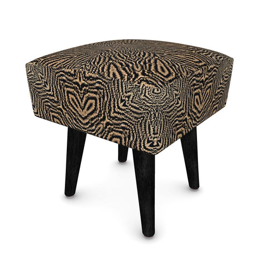 Wicker Sand Footstool - Coastal Designer Furniture