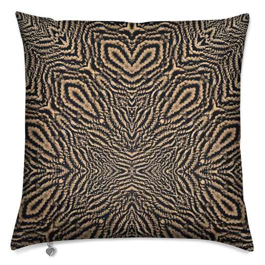 Wicker Sand Cushion Cover - Textural Coastal Home Decor