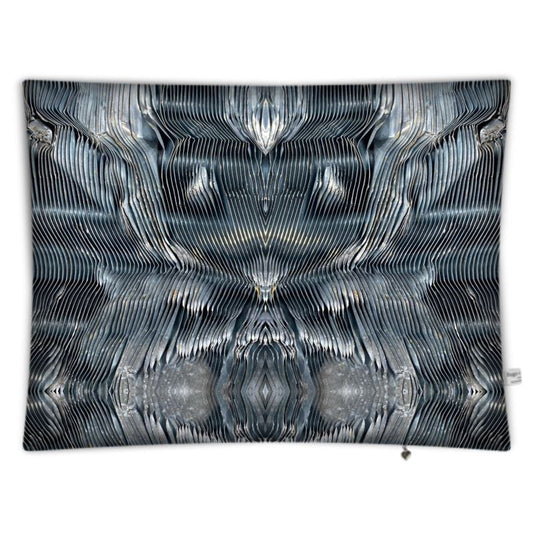 Silver Thread Floor Cushion - Luxury Designer Floor Seating