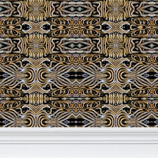 Wire Stripes Wallpaper - Linear Industrial Designer Wallpaper