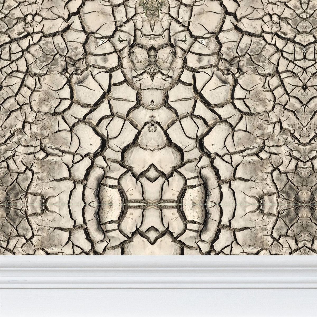 Earth Cracks Wallpaper - Natural Industrial Designer Wallpaper