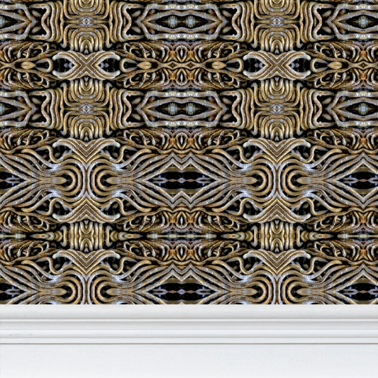 Wire Stripes Wallpaper - Linear Industrial Designer Wallpaper