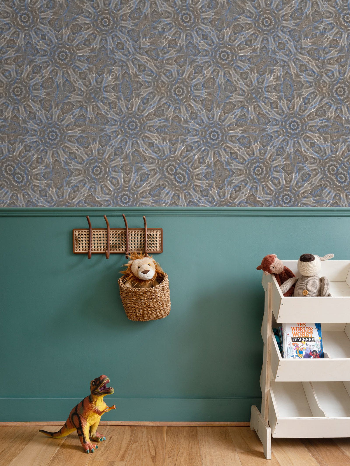 Sand Flowers Wallpaper - Botanical Coastal Feature Wall