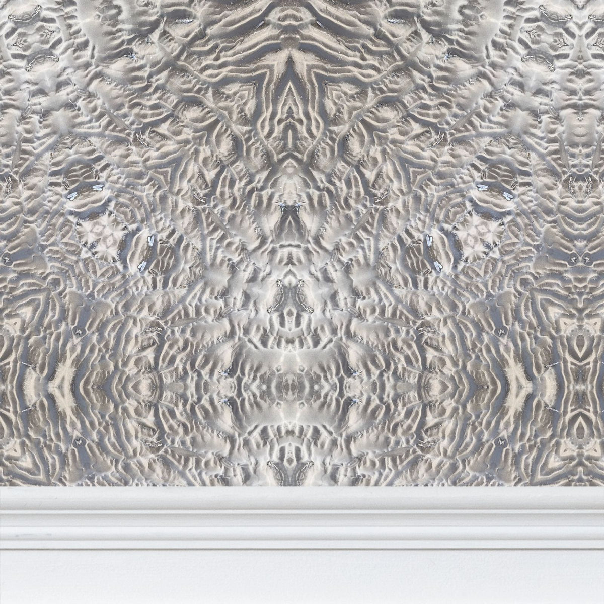 Delicately Carved Sand Wallpaper - Elegant Coastal Feature Wall