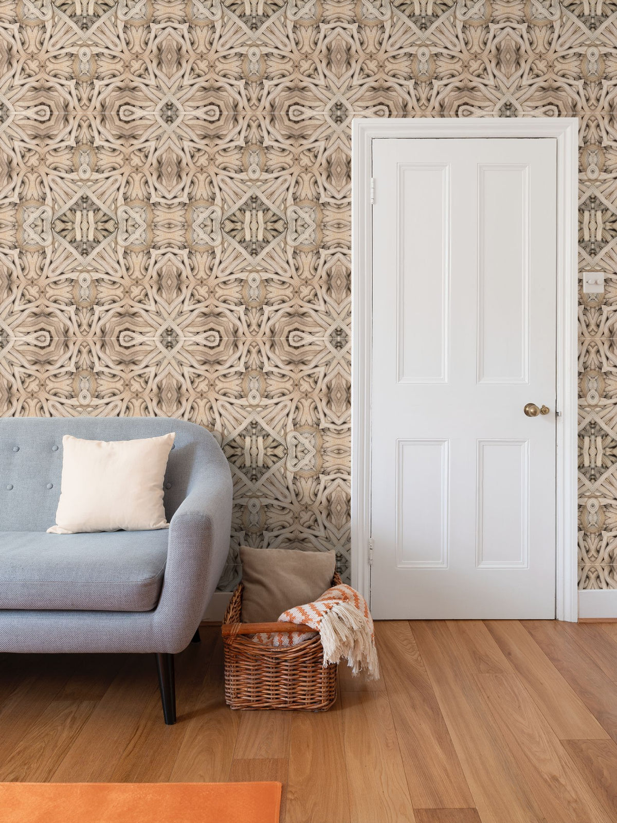 Knitted Rope Wallpaper - Textural Industrial Nautical Wallpaper