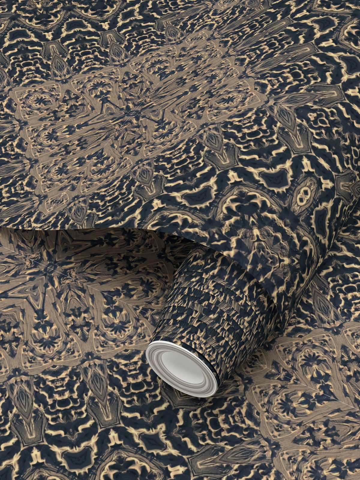 Square Sand Design Wallpaper - Geometric Coastal Feature Wall