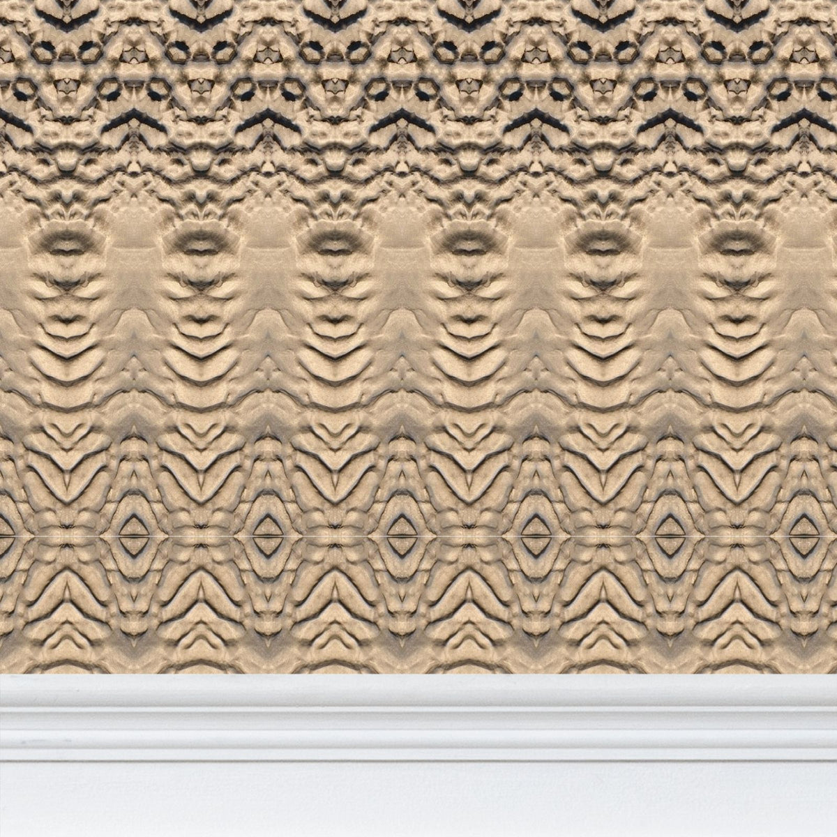 Sand Stripes Wallpaper - Coastal Feature Wall Design
