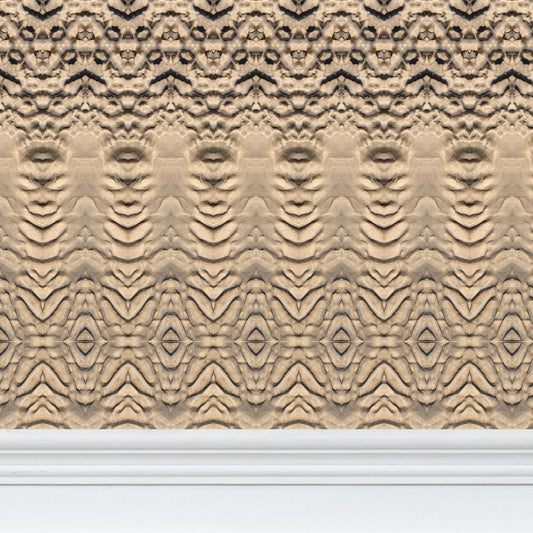 Sand Stripes Wallpaper - Coastal Feature Wall Design