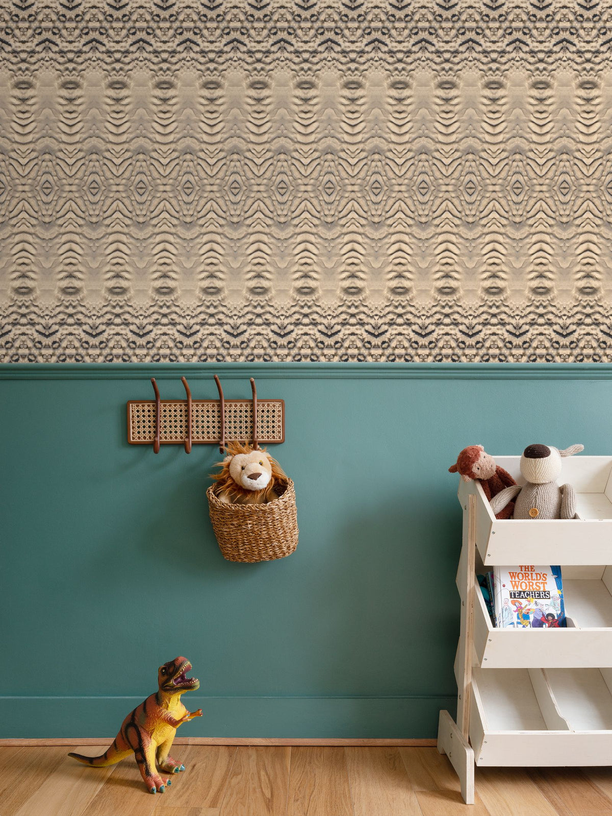 Sand Stripes Wallpaper - Coastal Feature Wall Design