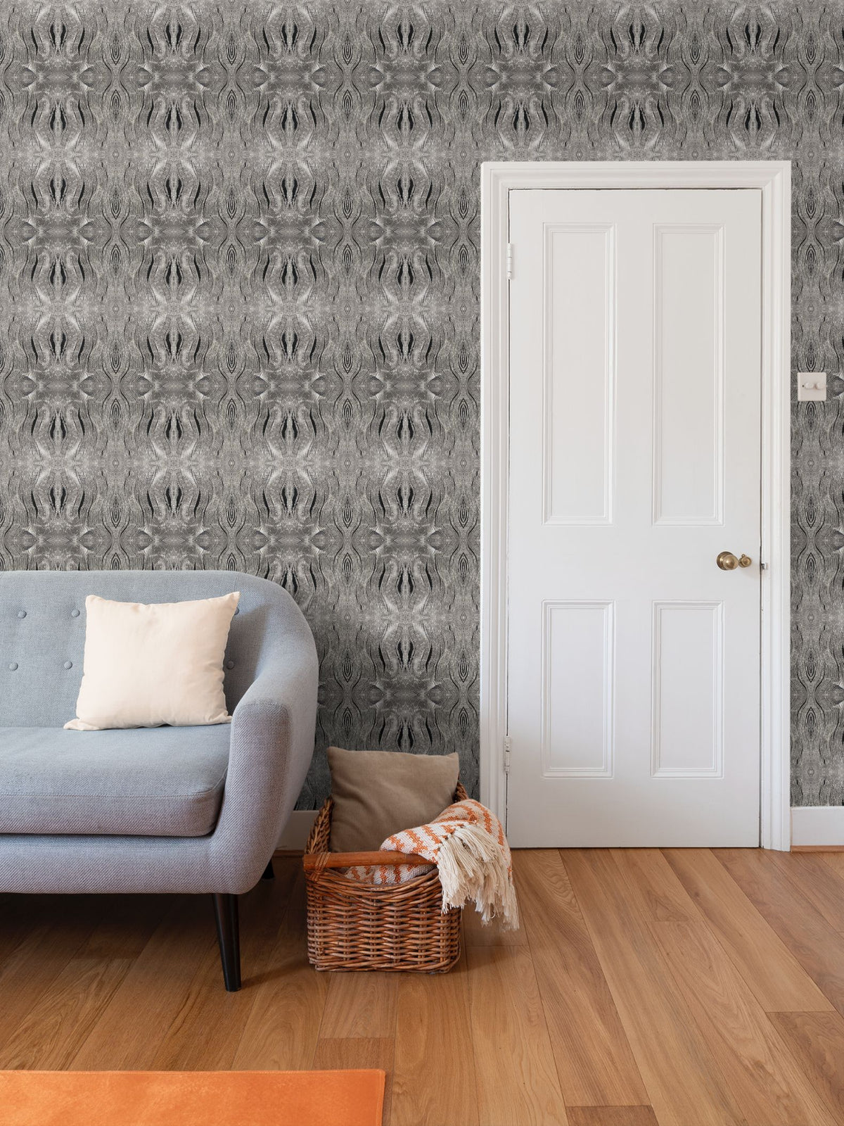 Wired Silver Wallpaper - Metallic Industrial Designer Wallpaper