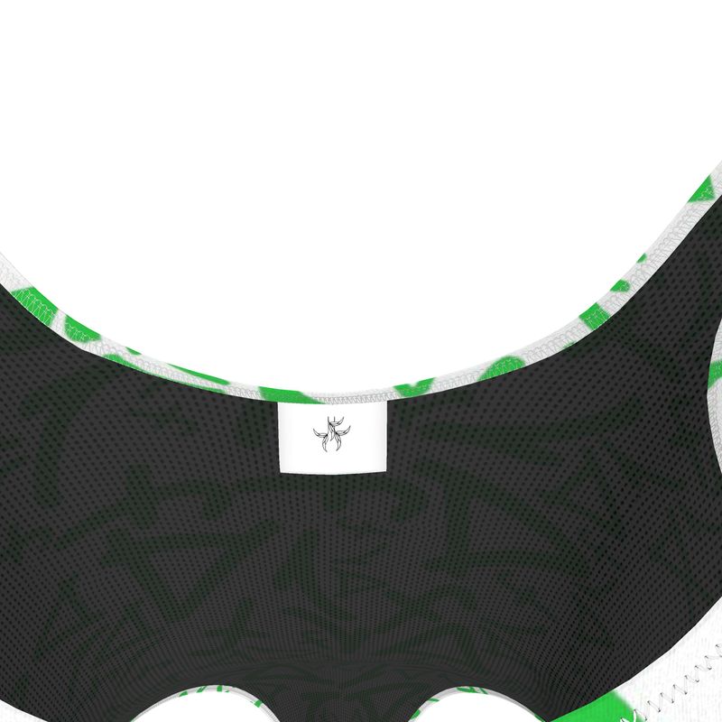Swimsuit - Art  White / green