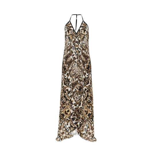 Elegant long dress with train