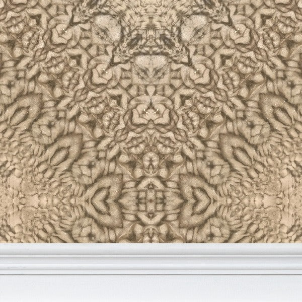 Carving Sand Wallpaper - Textural Coastal Feature Wall
