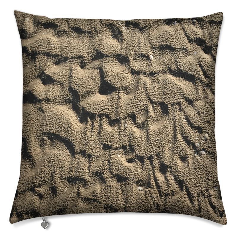 Carved in the Sand Cushion Cover - Sculptural Coastal Home Decor