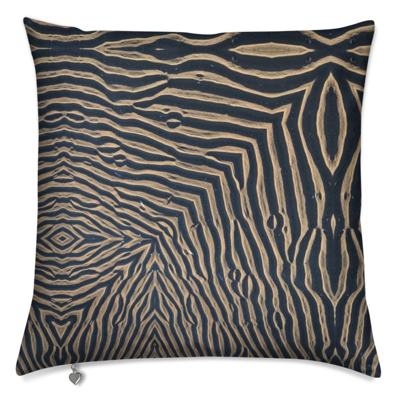 Sand Stripes Cushion Cover - Linear Coastal Home Decor