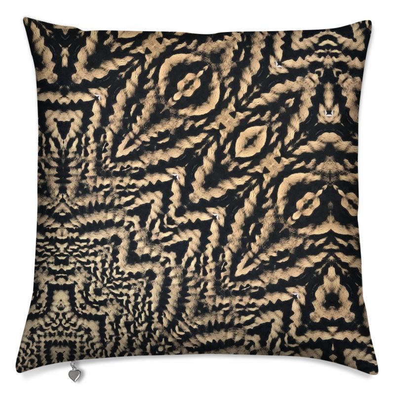 Carving Shadows in the Sand Cushion - Dramatic Coastal Decor