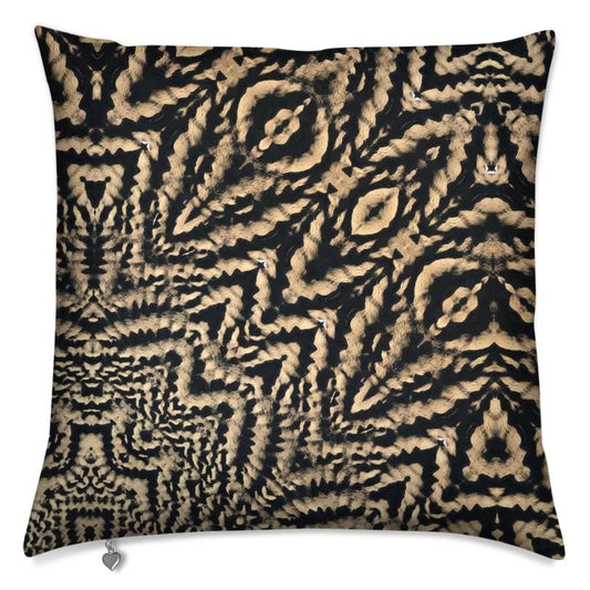 Carving Shadows in the Sand Cushion - Dramatic Coastal Decor