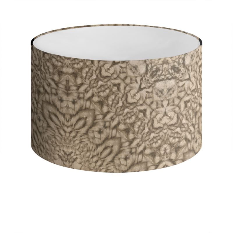 Carved Sand Lampshade - Coastal Designer Lighting