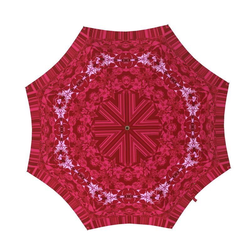 Red Stripes Designer Umbrella
