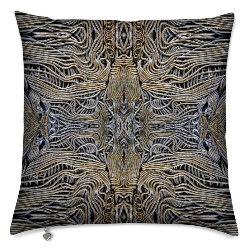 Cross Wires Cushion - Geometric Industrial Designer Cushion