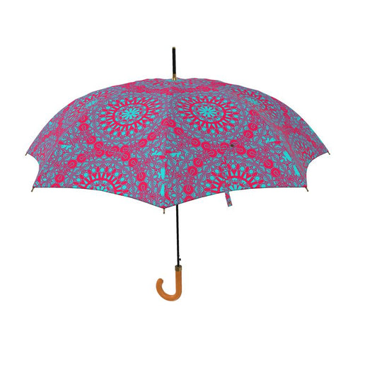 Red Bouquet Designer Umbrella