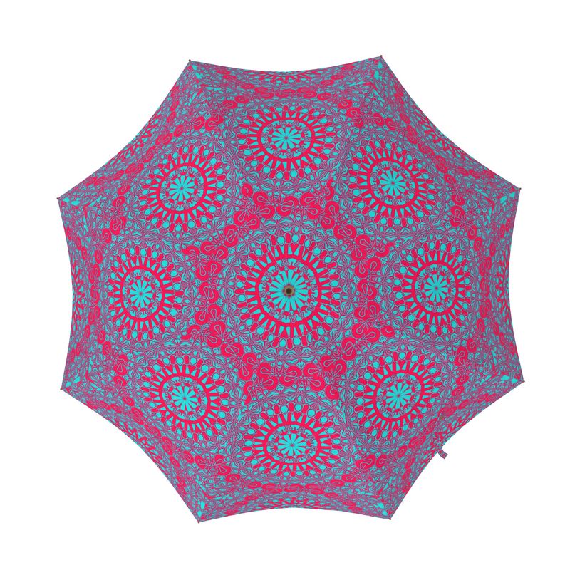 Red Bouquet Designer Umbrella