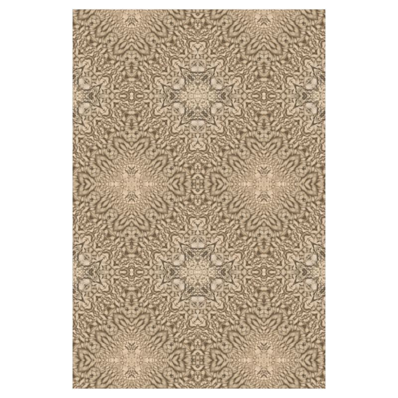 Carved Sand Voile Curtain - Sheer Coastal Window Dressing