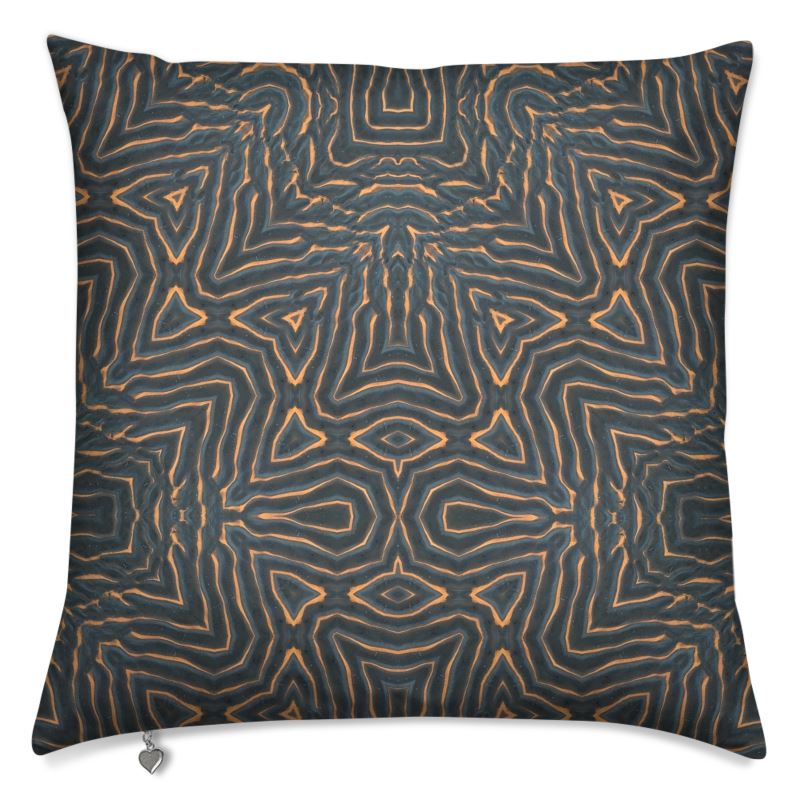 Patterned Sand Cushion Cover - Geometric Coastal Home Decor