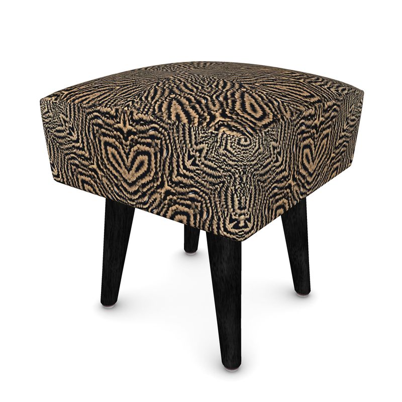 Wicker Sand Footstool - Coastal Designer Furniture