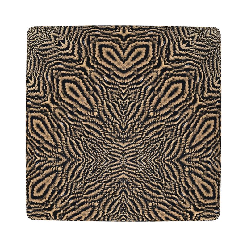 Wicker Sand Footstool - Coastal Designer Furniture