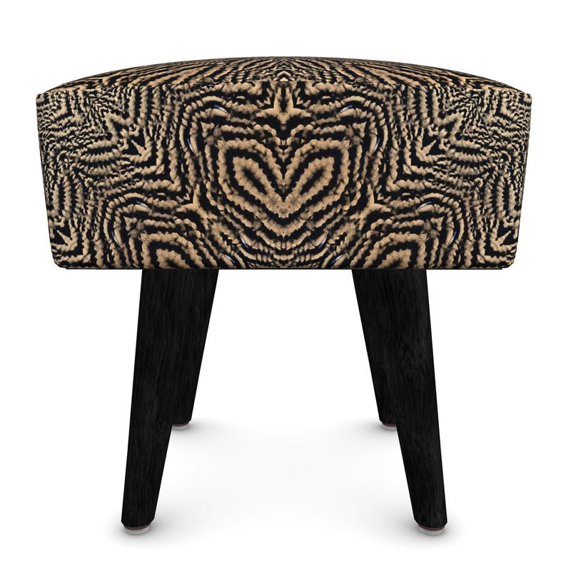 Wicker Sand Footstool - Coastal Designer Furniture