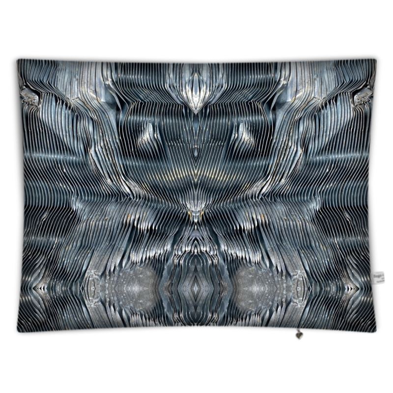 Silver Thread Floor Cushion - Luxury Designer Floor Seating