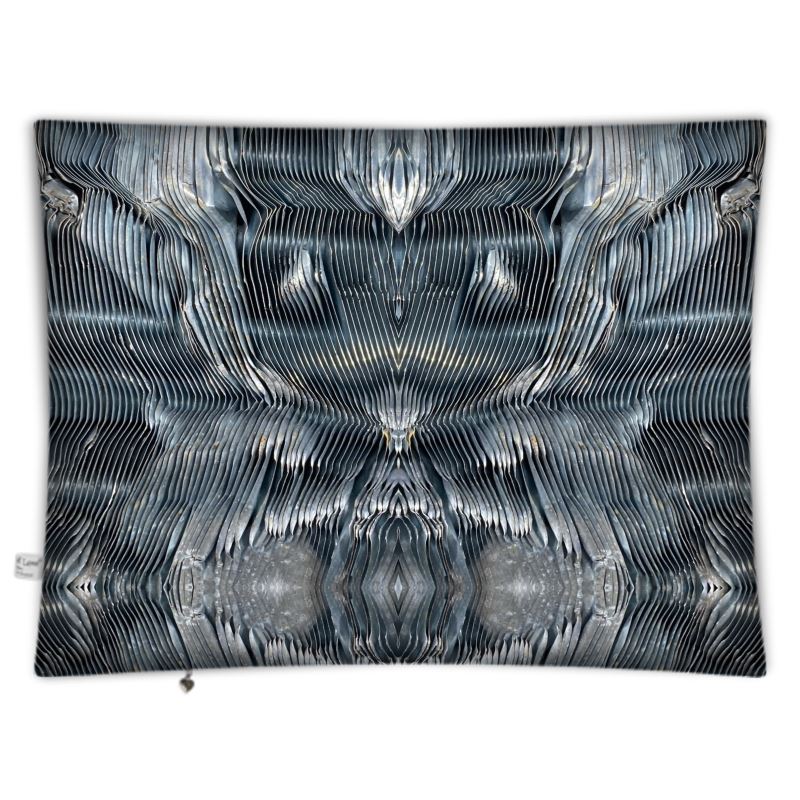 Silver Thread Floor Cushion - Luxury Designer Floor Seating