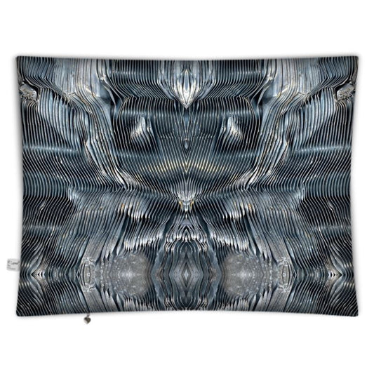 Silver Thread Floor Cushion - Luxury Designer Floor Seating