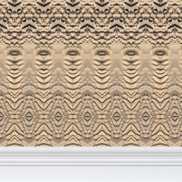 Sand Stripes Wallpaper - Coastal Feature Wall Design