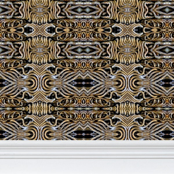 Wire Stripes Wallpaper - Linear Industrial Designer Wallpaper